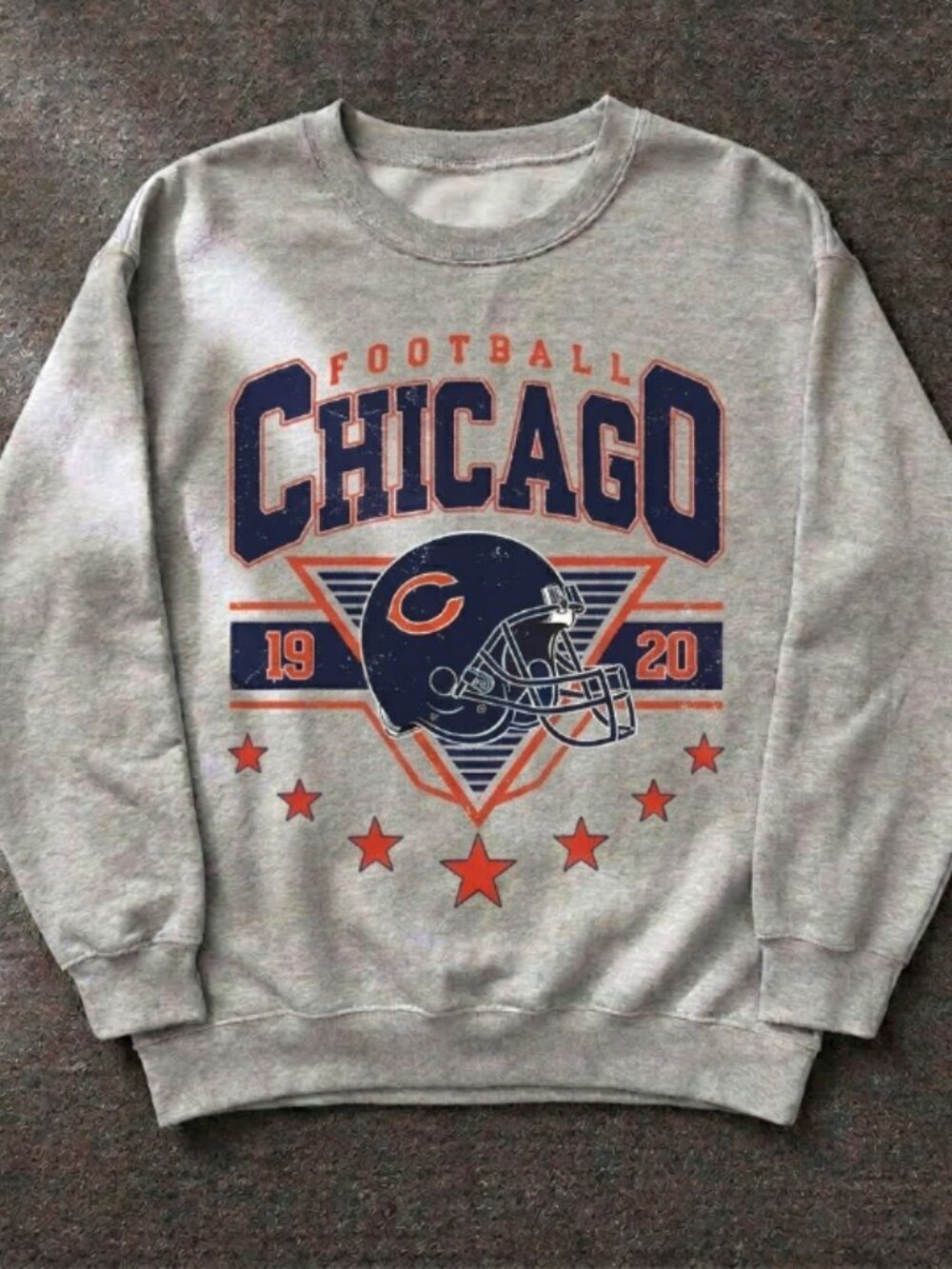 Chicago Bears Sweatshirt Ash Grey Sweatshirt